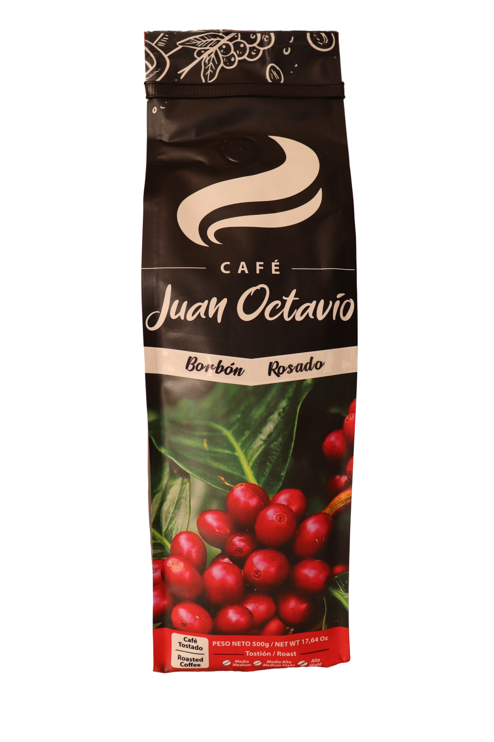 CAFÉ BORBÓN ROSADO 500gr